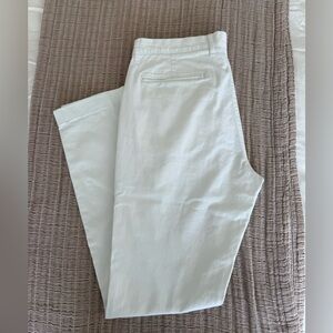 J. Crew Men's White Chinos